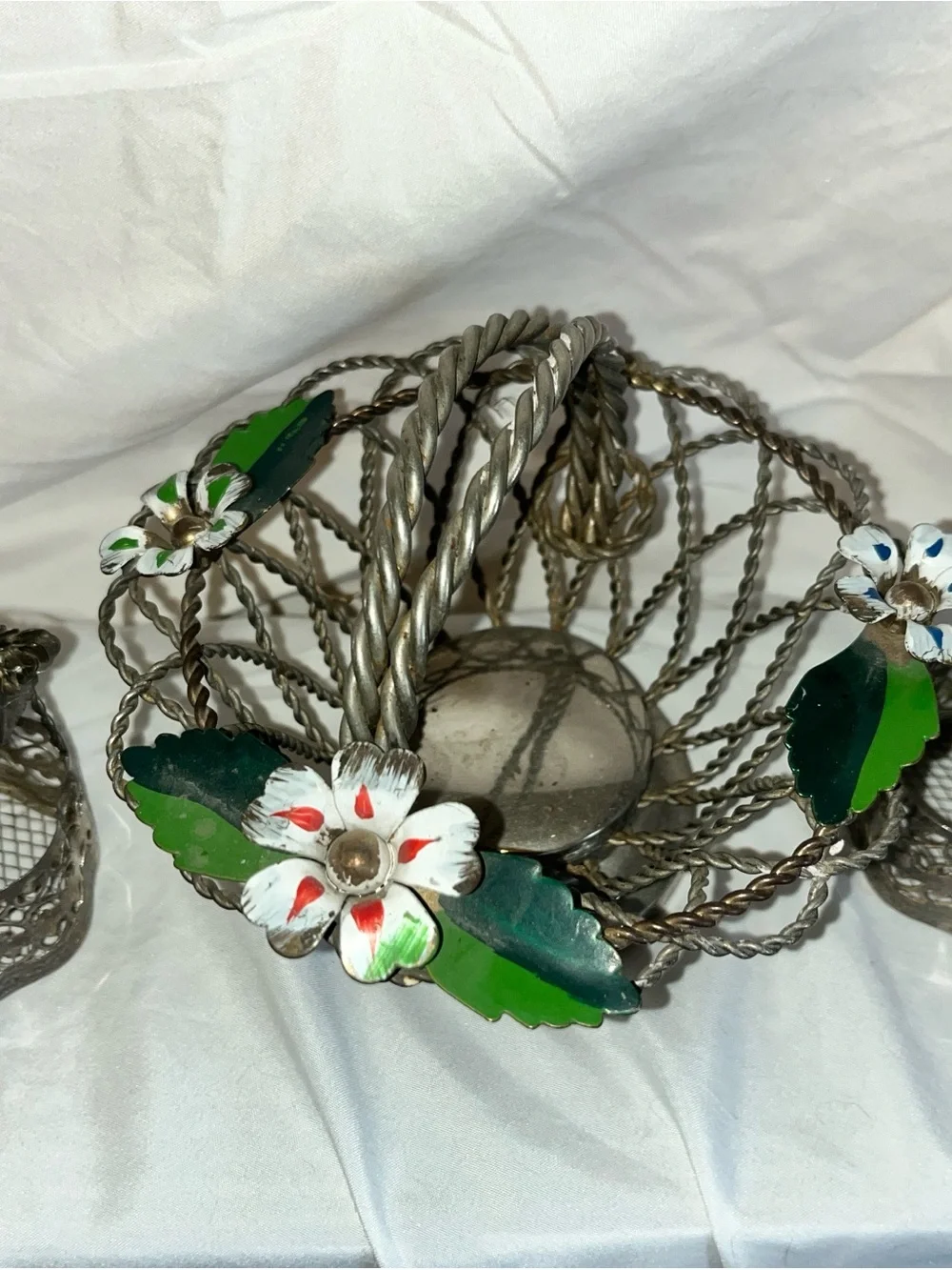 Vintage ornate metal